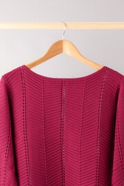 Lakeland Clothing Red Cleo Knitted Jumper - Image 2 of 3