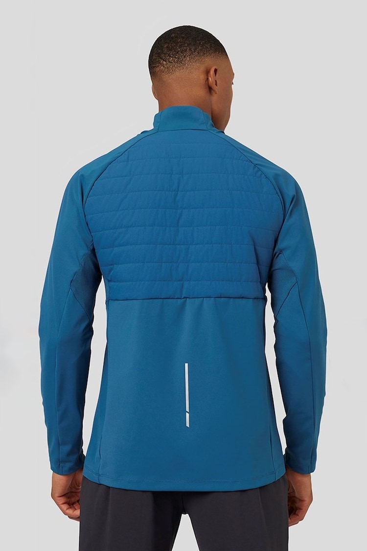 Castore Blue Hybrid Quarter Zip T-Shirt - Image 2 of 4