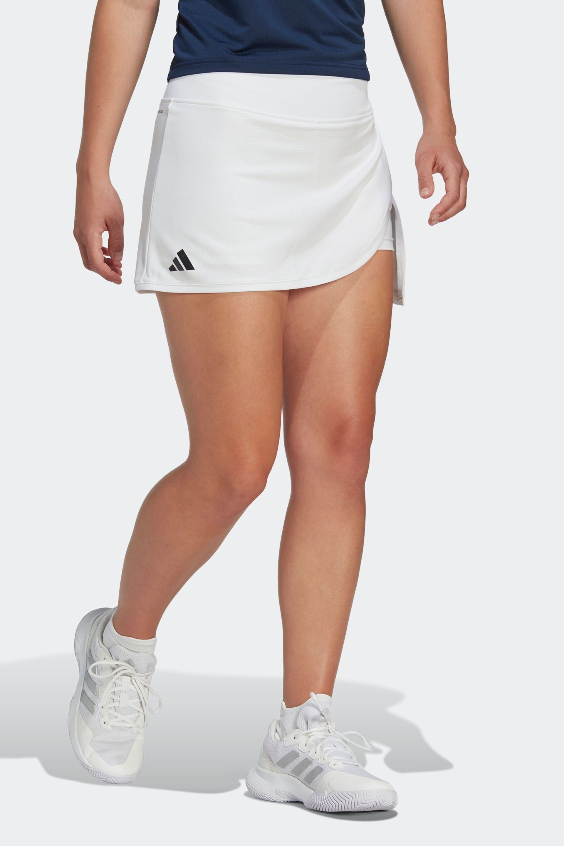 adidas White Tennis Club Skirt - Image 1 of 6