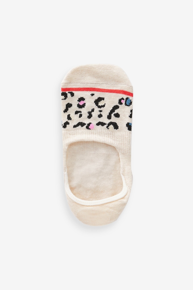 Oatmeal Animal Sparkle Invisible Socks 5 Pack - Image 6 of 6