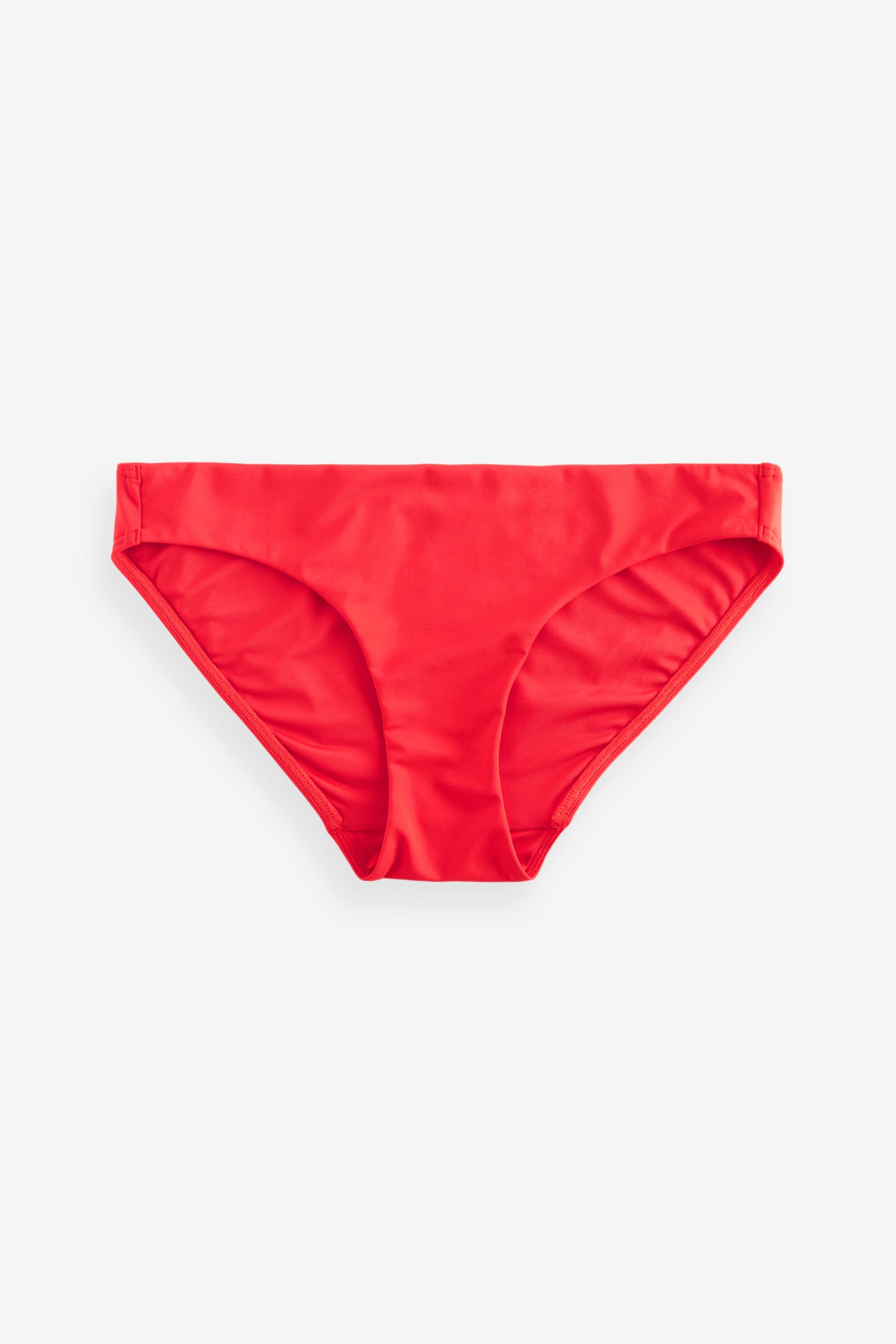 Red high leg bikini bottoms clearance