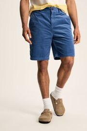 Joules Blue Corduroy Elasticated Waist Shorts - Image 1 of 6