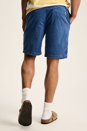 Joules Blue Corduroy Elasticated Waist Shorts - Image 3 of 6