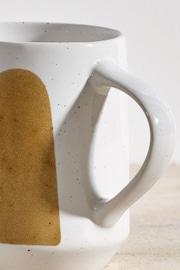 Ochre Yellow Abstract Mug - Image 2 of 3