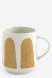 Ochre Yellow Abstract Mug - Image 3 of 3