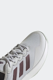 adidas Grey Gamecourt 2.0 Tennis Trainers - Image 7 of 8