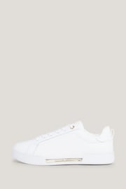 Tommy Hilfiger Chique Court White Trainers - Image 2 of 7