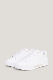 Tommy Hilfiger Chique Court White Trainers - Image 3 of 7