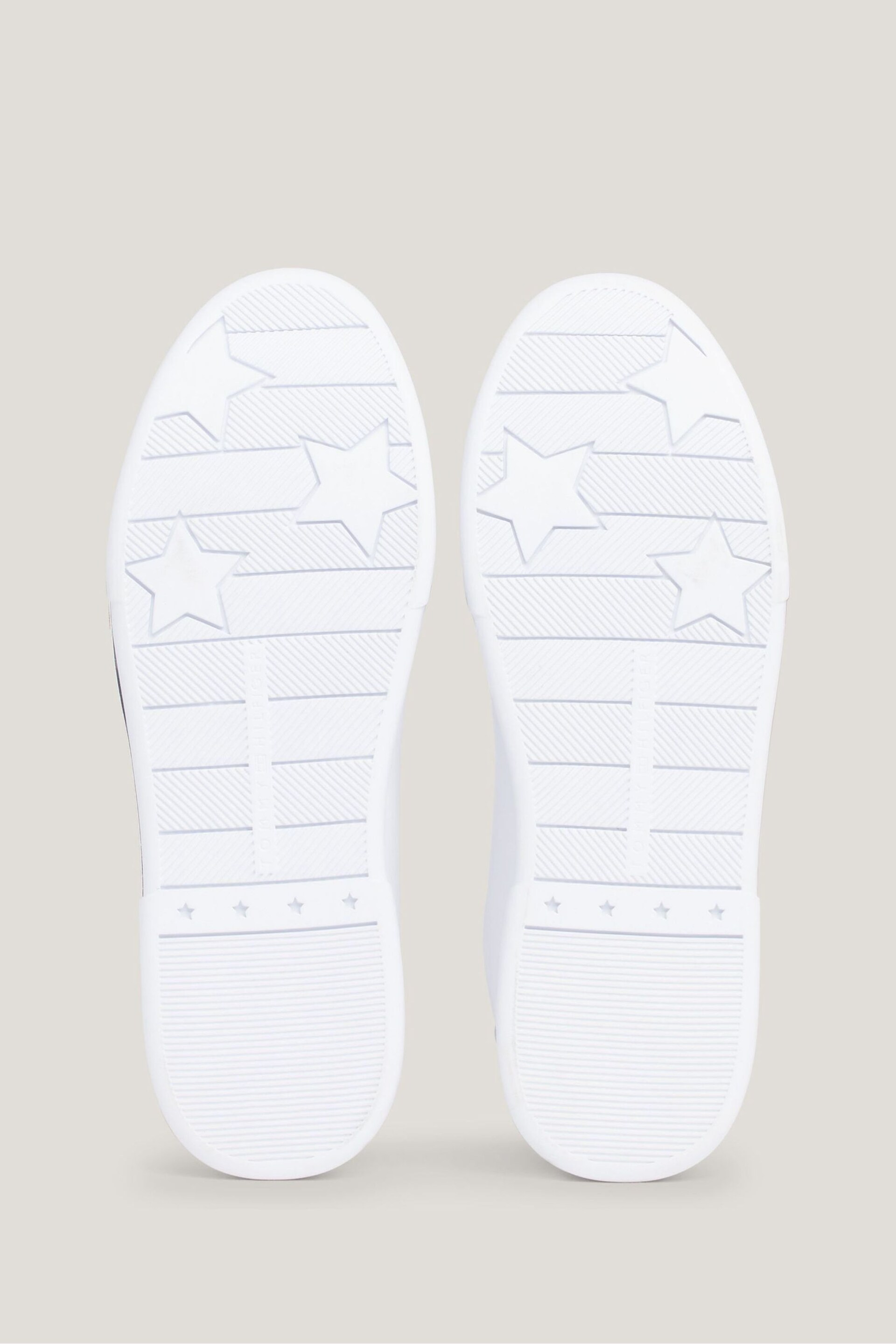 Tommy Hilfiger Chique Court White Trainers - Image 6 of 7