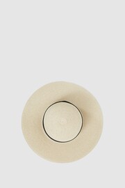 Reiss Natural Lexi Woven Wide Brim Hat - Image 5 of 5