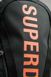 Superdry Black Mountain Tarp Graphic Backpack - Image 4 of 7