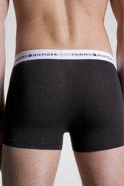 Tommy Hilfiger Signature Cotton Essential Black Trunks 5 Pack - Image 3 of 4