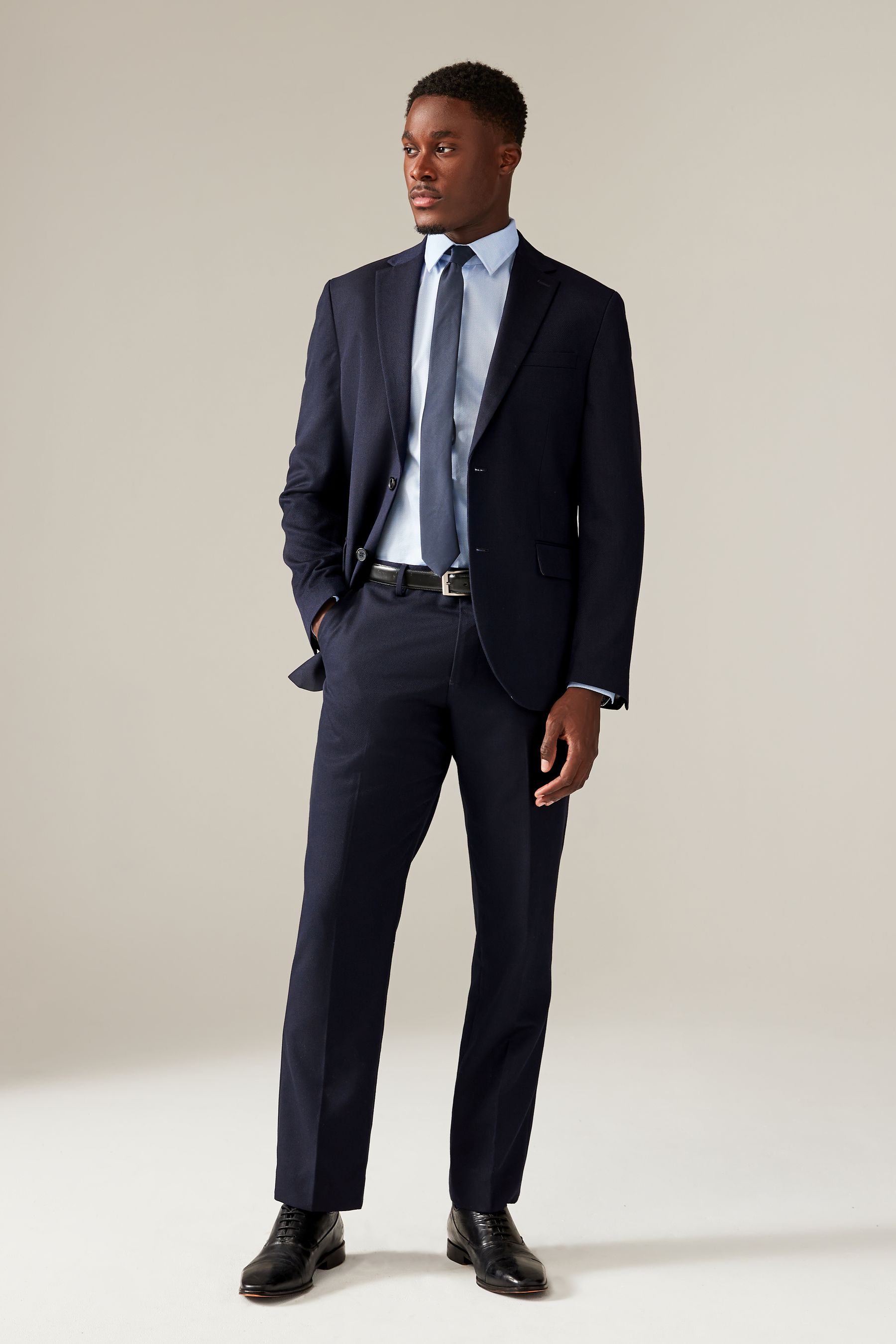 Next navy suit trousers top