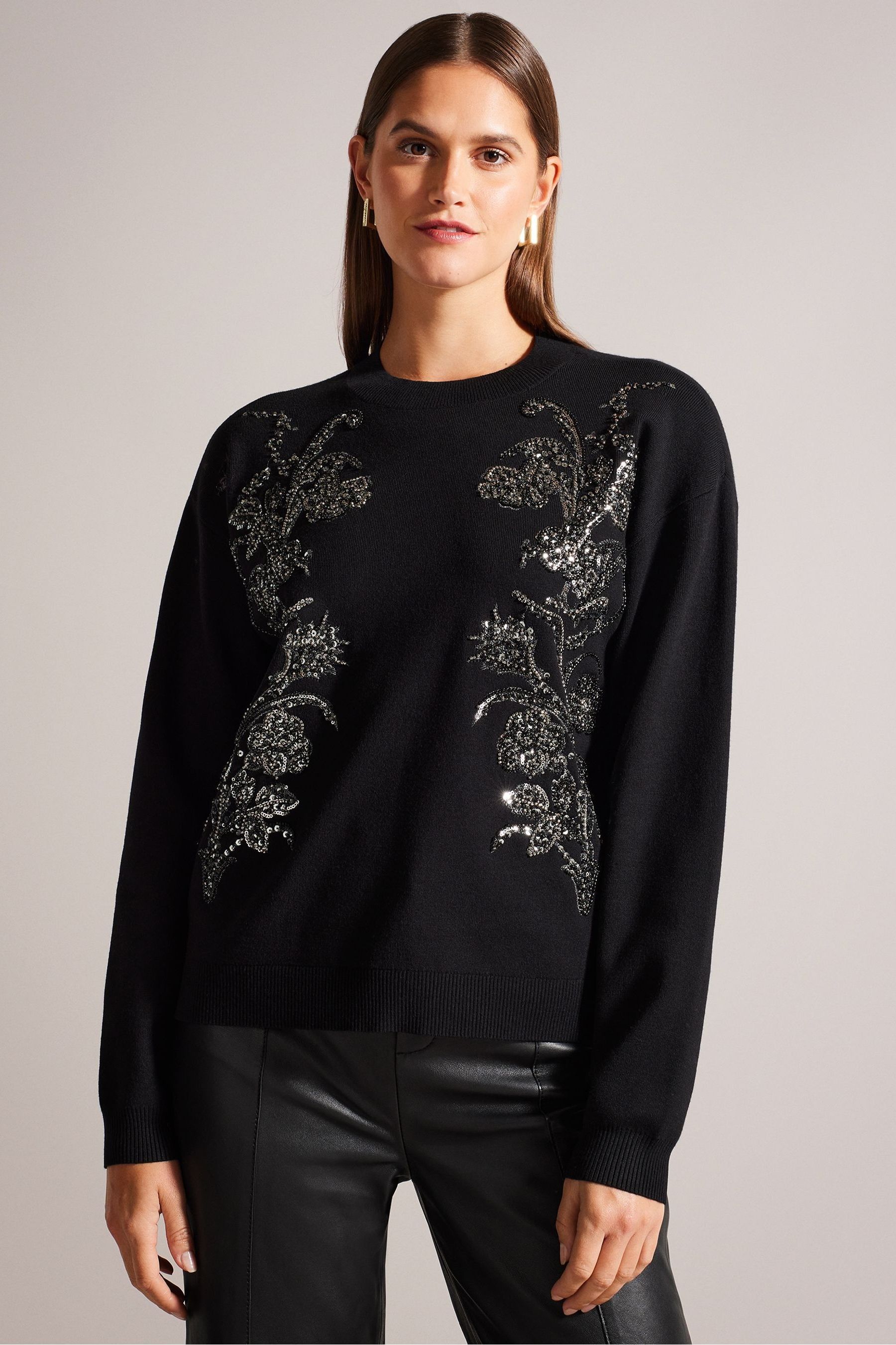 Ted baker embellished jumper sales