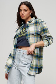Superdry Green Vintage Check Overshirt - Image 1 of 4