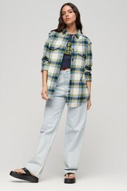 Superdry Green Vintage Check Overshirt - Image 3 of 4