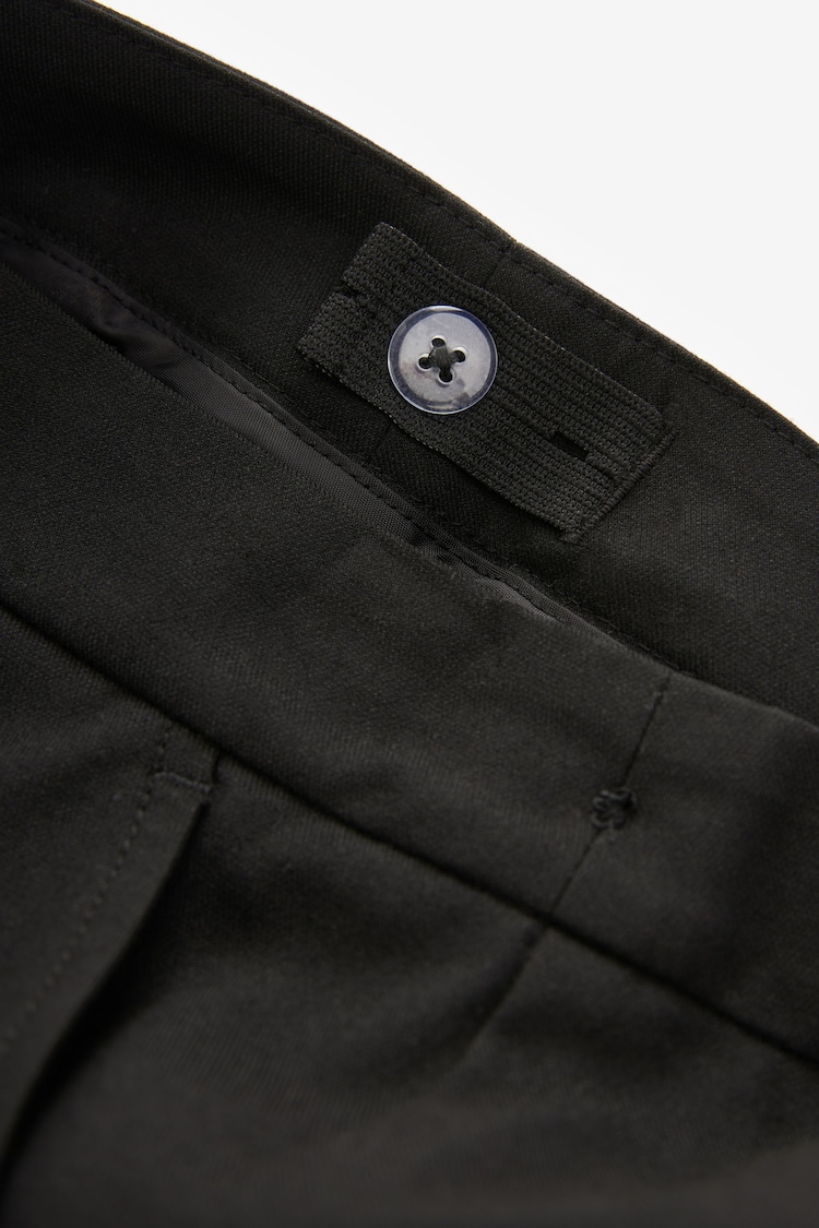 Black Senior High Waist Flared School Trousers (9-17yrs) - Image 8 of 8