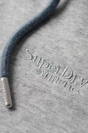 Superdry Stone Grey Essential Baseball Zip-Up Hoodie - Image 5 of 6