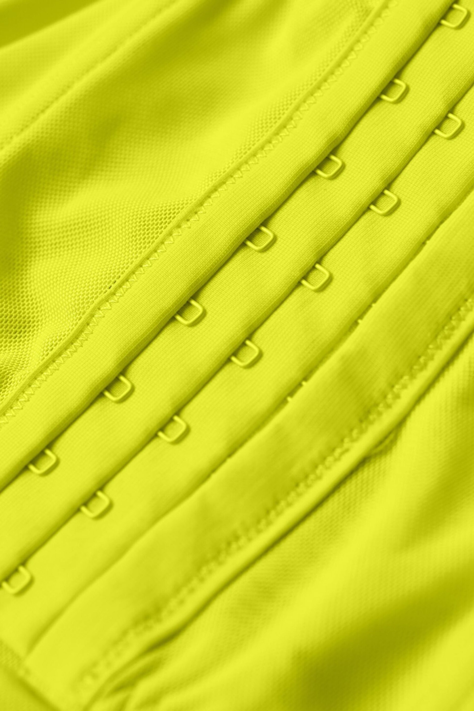 Superdry Yellow Satin Cami Midi Corset - Image 4 of 5