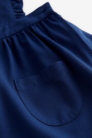 Bright Blue Ruffle Detail Pinafore School Dress (3-14yrs) - Image 7 of 7