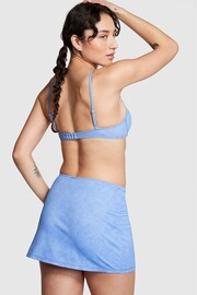 Victoria's Secret PINK Denim Blue Swim Mini Skirt - Image 2 of 3