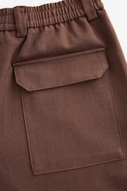 Rust Brown EDIT Relaxed Twill Trousers - Image 8 of 9