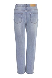 NOISY MAY Blue High Waisted Straight Leg Jeans - Image 8 of 8