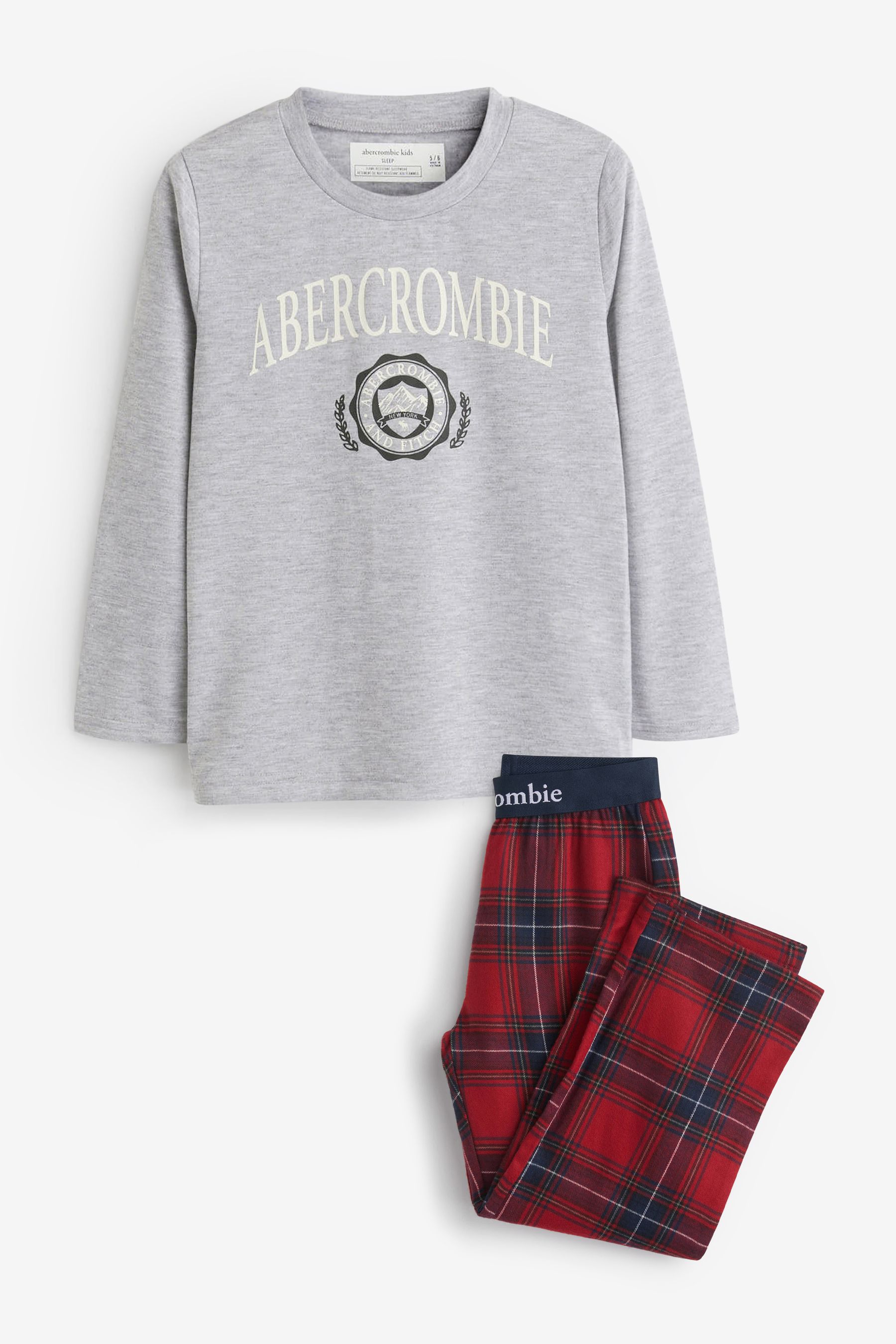 Buy Abercrombie Fitch Boys Red Flannel Pyjamas from Next Netherlands