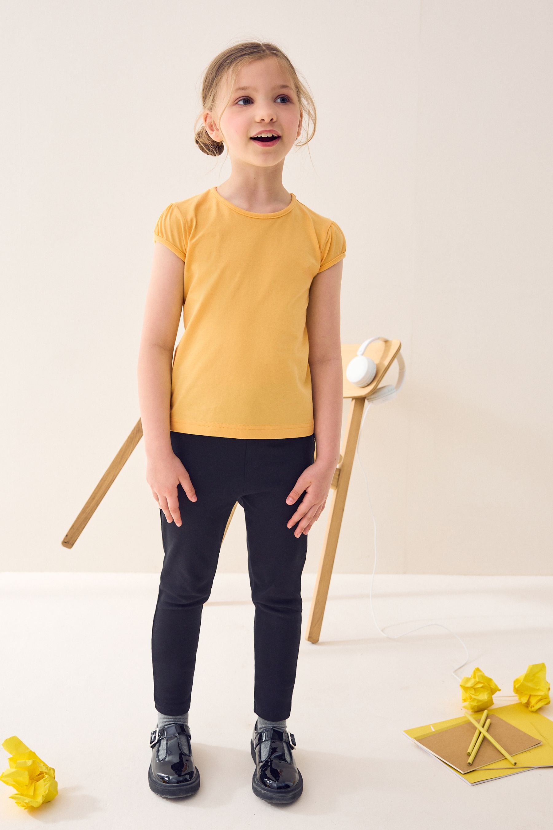 Plain yellow shirt shop
