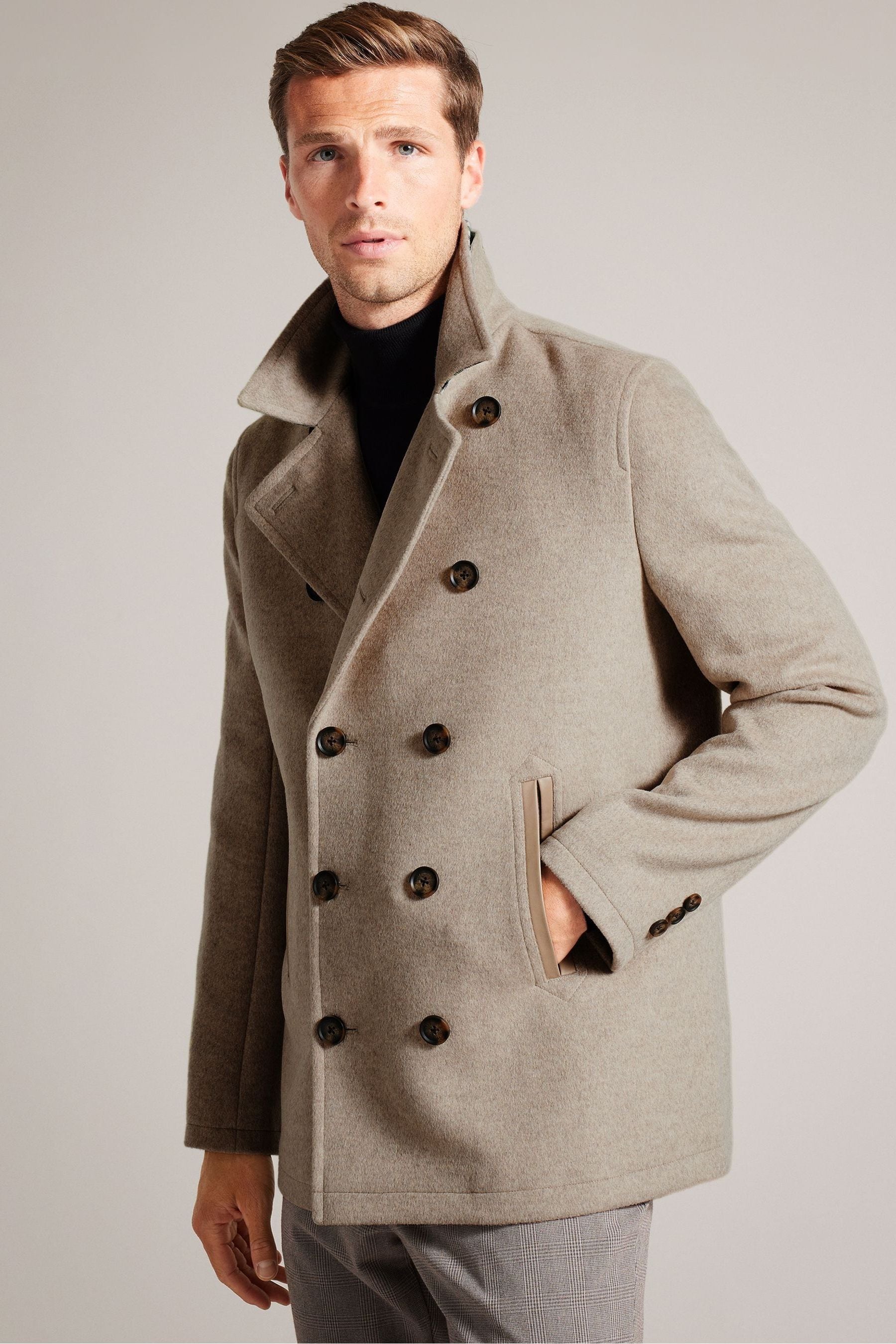 Ted baker wool peacoat new arrivals