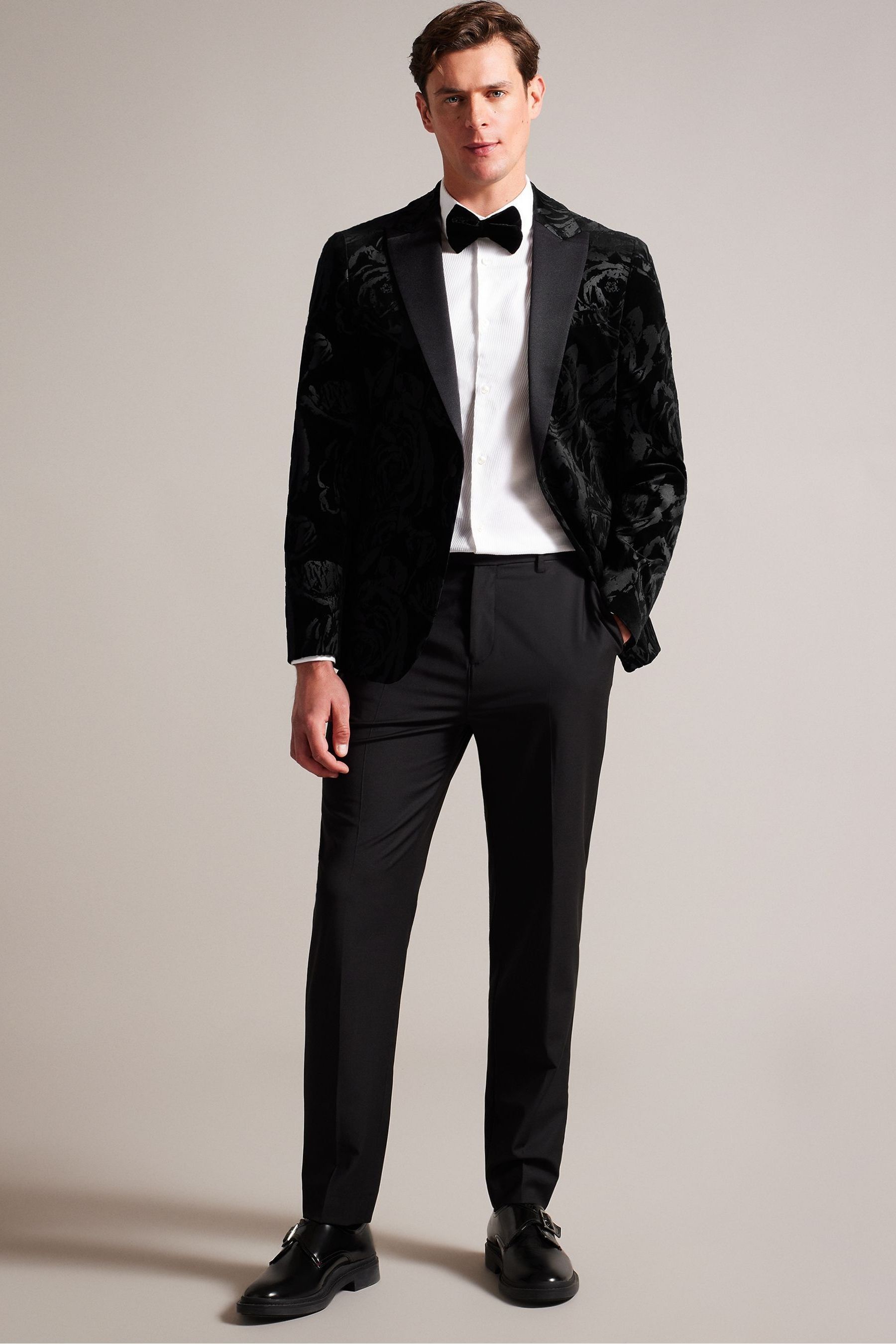 Ted baker velvet blazer top