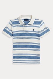 Polo Ralph Lauren Boy Striped Cotton Mesh Polo Shirt - Image 1 of 2