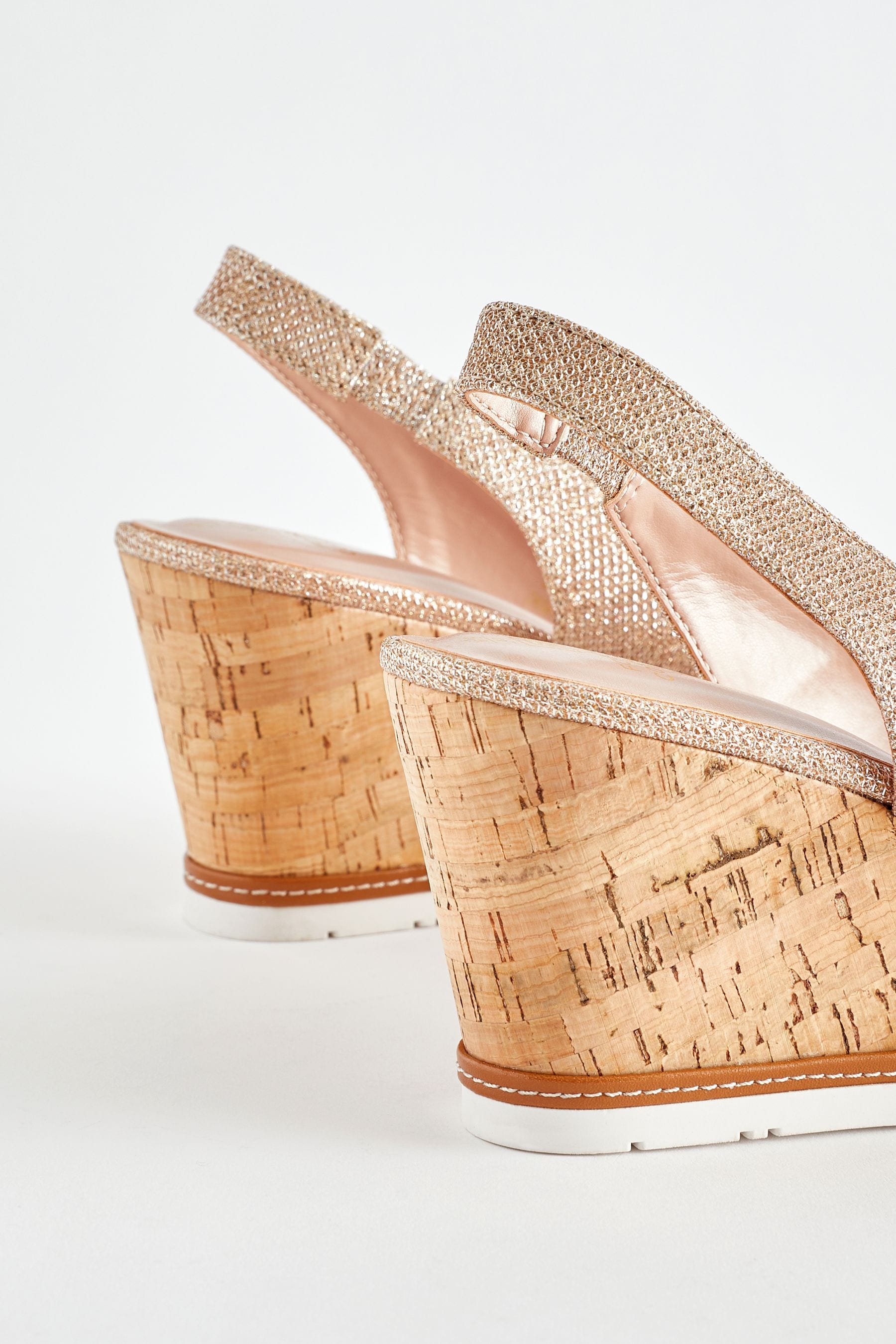 Wide fit cork wedges on sale