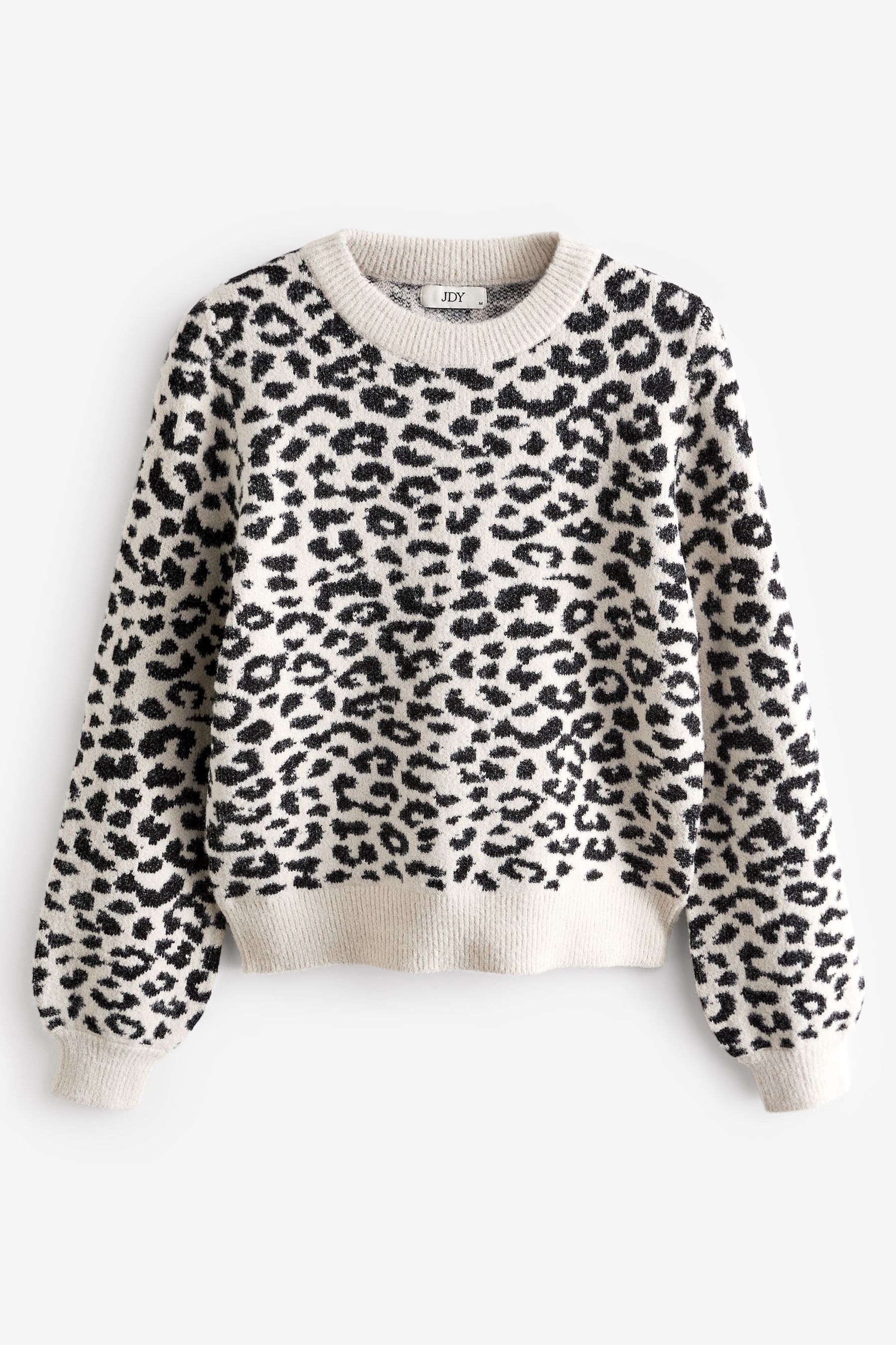 Grey leopard sweater sales