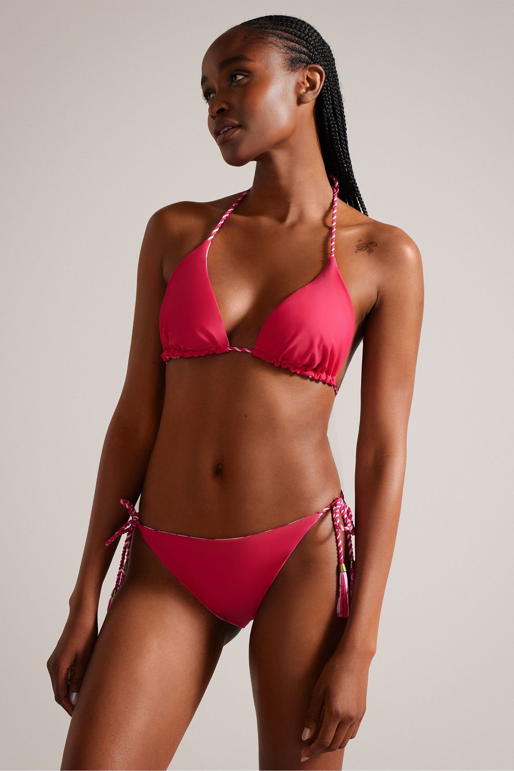 Buy Ted Baker Pink Alexuss Reversible Bikini Bottoms from Next Luxembourg