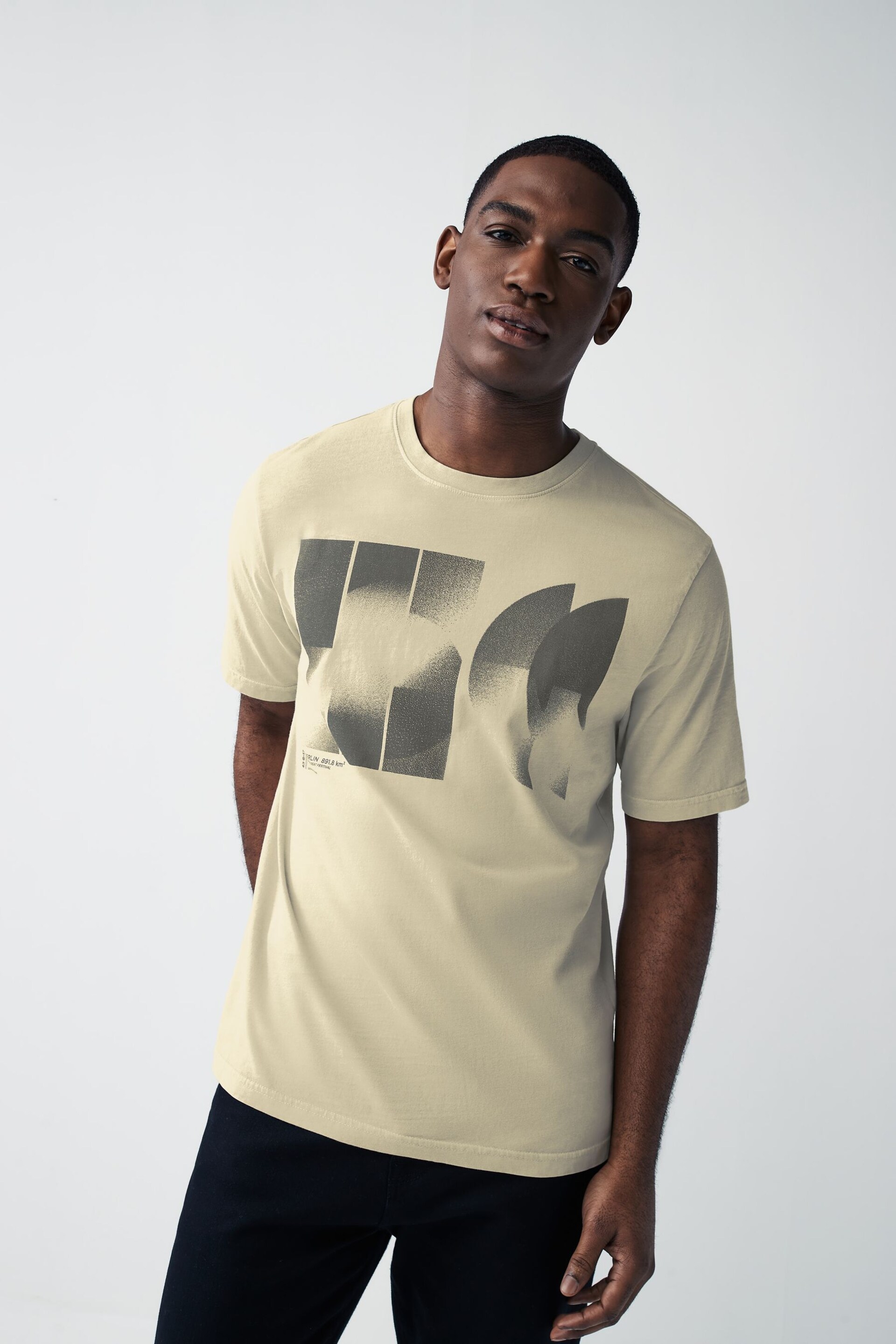 Stone Natural Shapes Print T-Shirts - Image 6 of 11