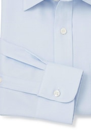 Savile Row Company Sky Blue Classic Fit Double Cuff Formal Shirt - Image 5 of 5