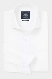 Savile Row Company Classic Fit Single Cuff Formal White Shirt - Image 5 of 7