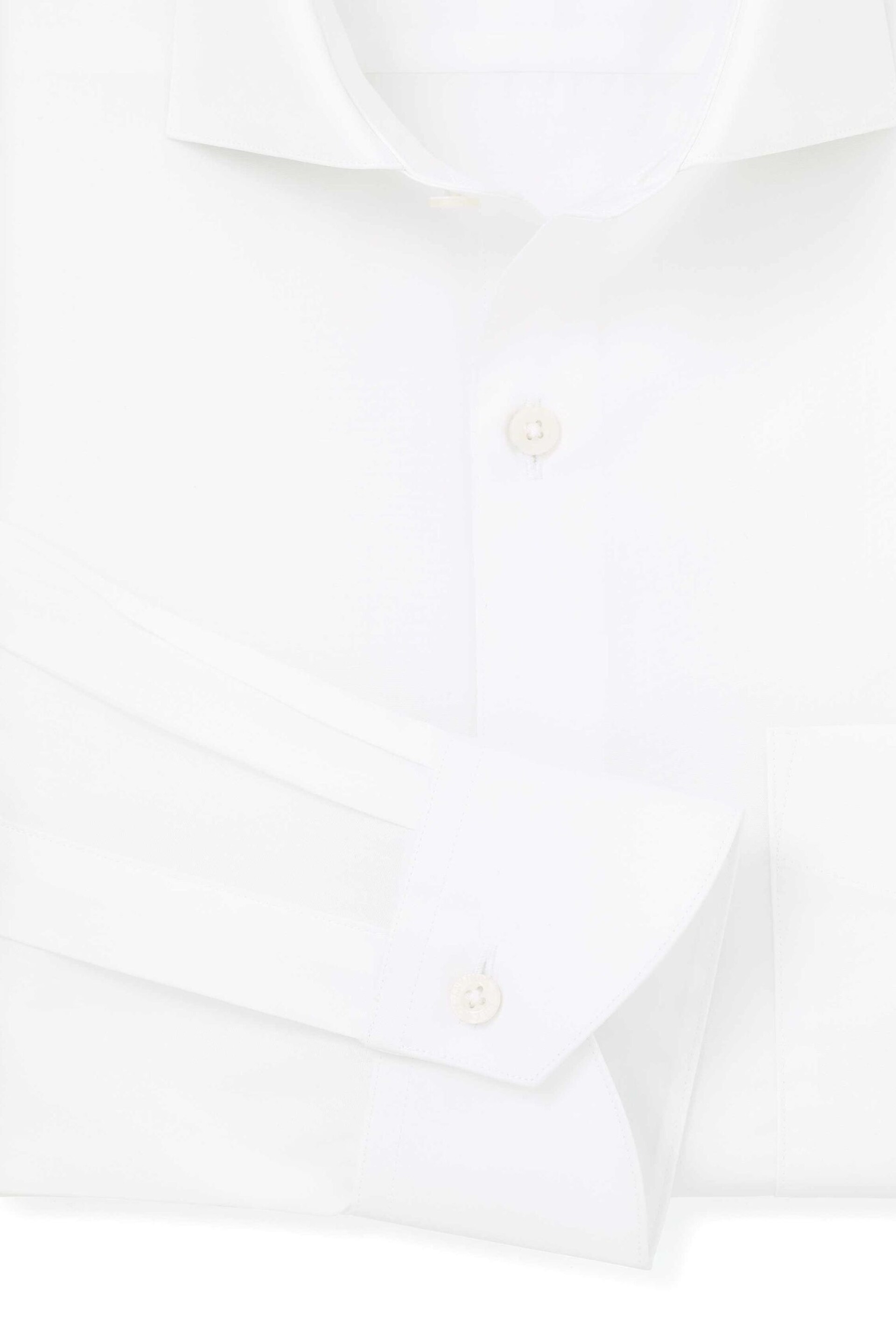 Savile Row Company Classic Fit Single Cuff Formal White Shirt - Image 7 of 7