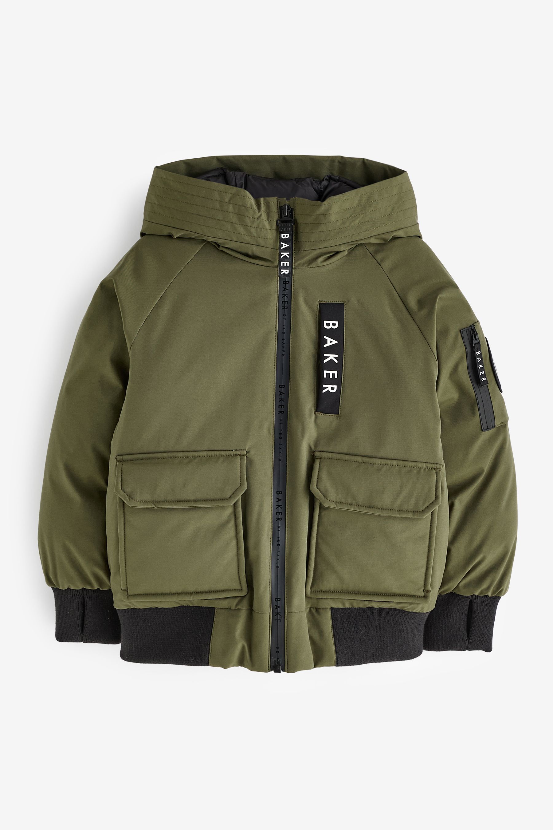 Ted baker green bomber jacket online