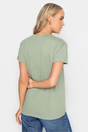 Long Tall Sally Green Drawstring Hem Cotton T-Shirt - Image 3 of 4