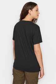 Long Tall Sally Black Utility Pocket T-Shirt - Image 2 of 4