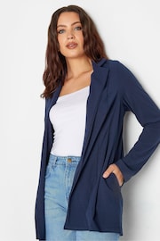 Long Tall Sally Blue Scuba Crepe Blazer - Image 4 of 4