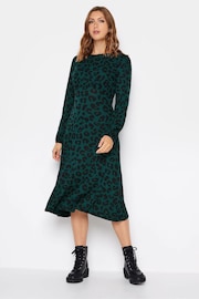Long Tall Sally Green Long Sleeve Tea Green Dress - Image 2 of 4