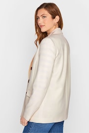 Long Tall Sally Cream Double Breasted Blazer - Image 2 of 4