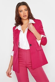 Long Tall Sally Pink Scuba Crepe Blazer - Image 1 of 4