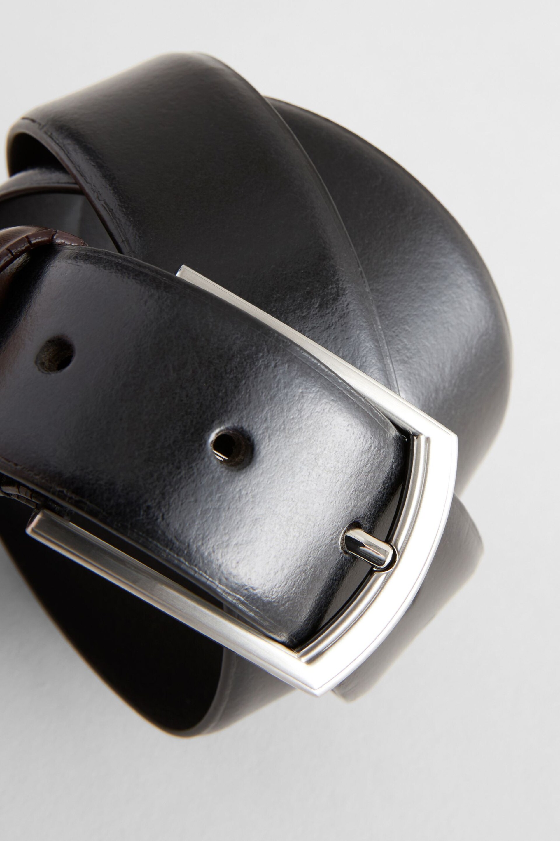 Black Formal Leather Belt - Image 3 of 3