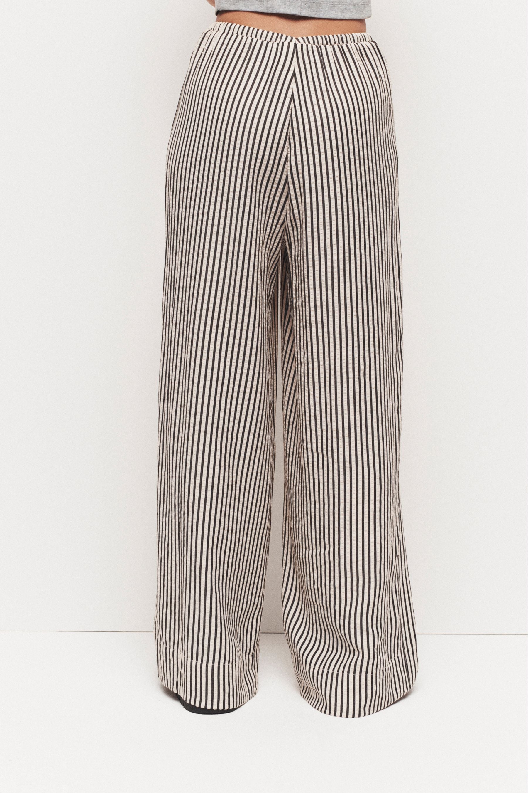 Next ladies striped trousers top
