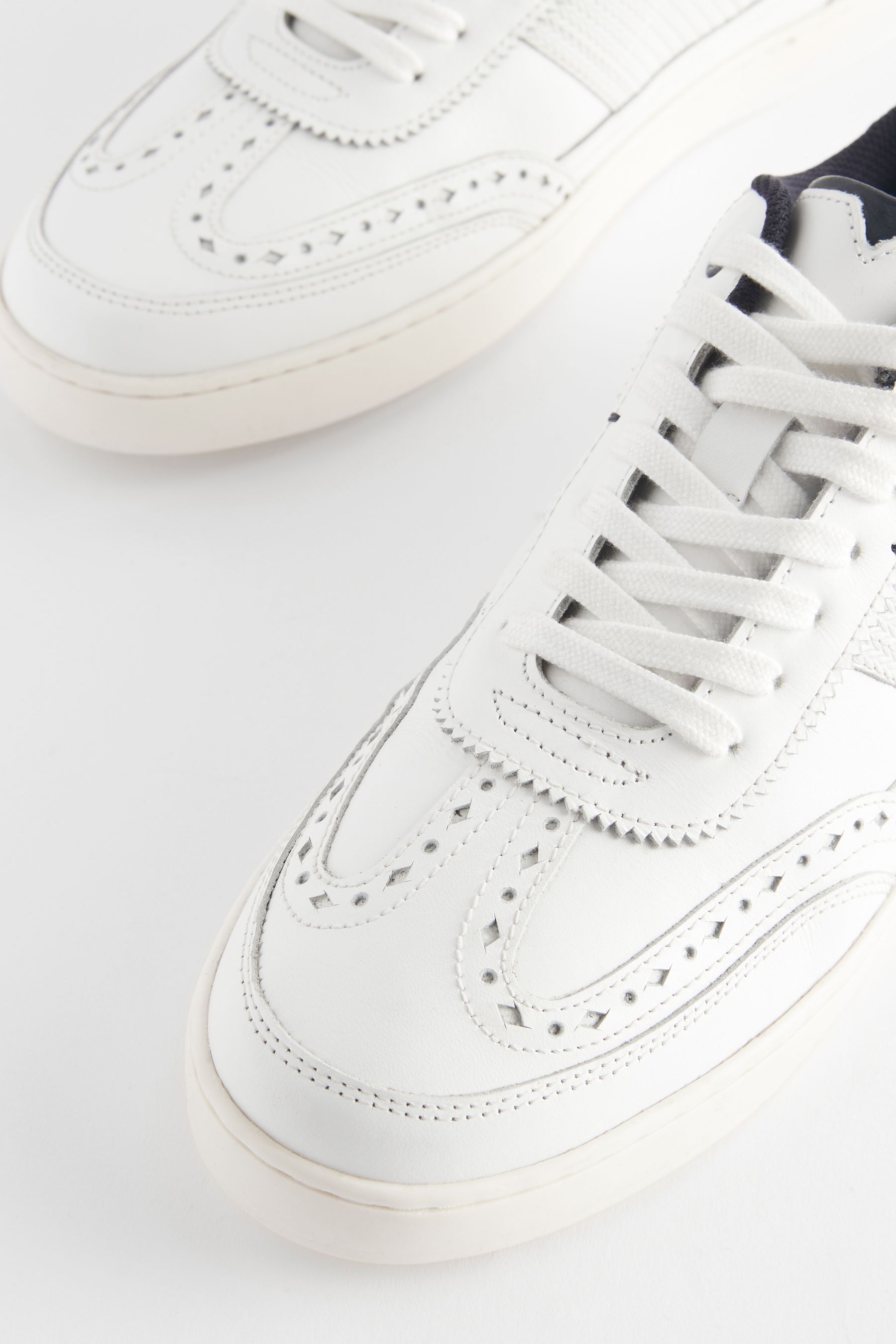 White brogue trainers clearance