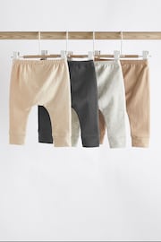 Neutral Baby Leggings 4 Pack (0mths-2yrs) - Image 2 of 10